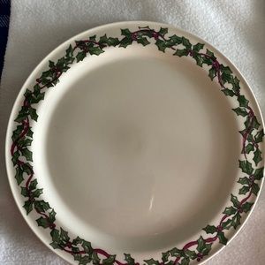 Roseville sponge ware Gerald E. Henn Vintage  charger/plate